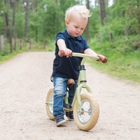 Bandits and Angels Starter met luchtbanden retro groen - 10 inch loopfiets vanaf 2 jaar