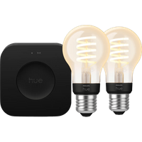 Philips Hue Filament White Ambiance Standaard Duo Pack + Bridge Pro