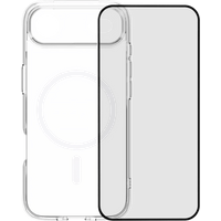 BlueBuilt Protective Back Cover met MagSafe iPhone Air Transparant + Screenprotector Glas