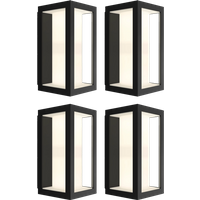 Philips Hue Impress muurlamp White and Color zwart smal 4-pack