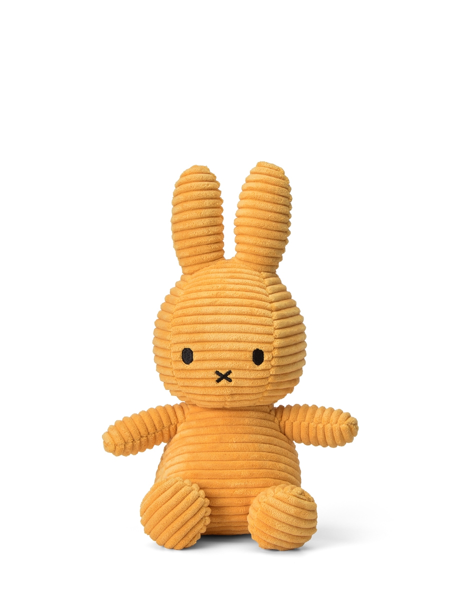 Nijntje Corduroy knuffel 23cm - Yellow