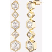 Milou Gem Drop Earrings - 18k Gold Plated