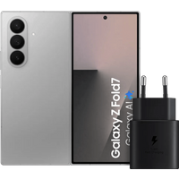 Samsung Galaxy Z Fold 7 256GB Zilver 5G + Samsung Oplader 25 Watt Zwart