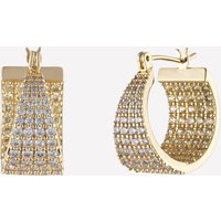 Monet Hinged Hoop Earrings - 18k Rose Gold Plated