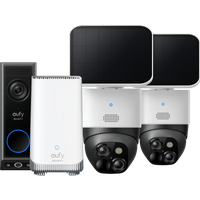 Eufycam Solocam S340 Duo Pack + Eufy Video Doorbell E340 + HomeBase 3