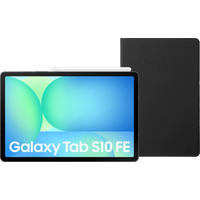 Samsung Galaxy Tab S10 FE 10,9 inch 256GB Wifi Grijs + BlueBuilt Book Case Zwart