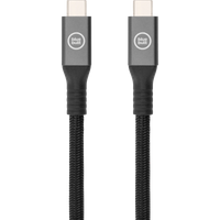 BlueBuilt Usb C naar usb C kabel 240W 2m Nylon Zwart
