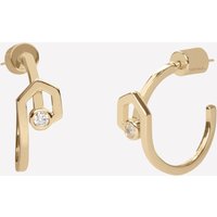 Julien Small Hoops - 18k Rose Gold Plated Brass