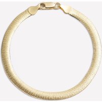 Angelique Gold Diamond Cut Bracelet - 18k Gold Plated Silver