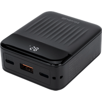 BlueBuilt Power Bank 10.000 mAh met Snelladen Zwart