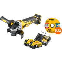 DeWalt DCG405NT-XJ 5,0 Ah Accu (2x) Compleet Pakket