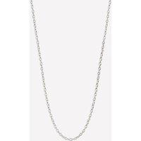 Sadi Silver Link Chain Necklace - Rhodium Plated