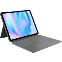 Logitech Combo Touch Apple iPad Air 13" (2026/2025/2024) Toetsenbord Hoes QWERTY Grijs