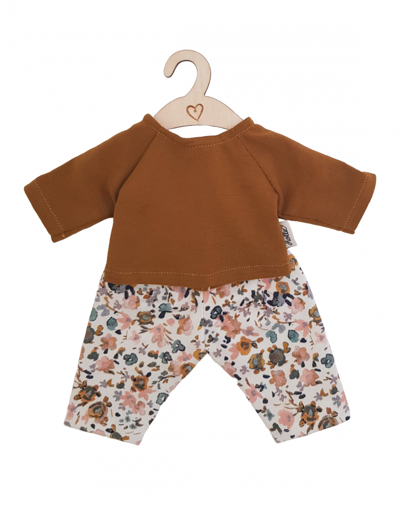 Poppenbroek en -shirt blue poppy - Hollie