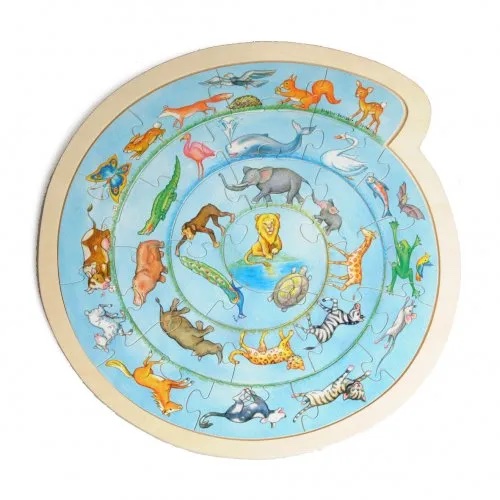 Goki - Puzzel dieren