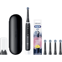 Oral-B iO 5N Zwart + 4 opzetborstels voor gevoelig tandvlees