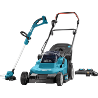 Makita DLM432PT incl. 5,0 Ah Accu (2x) + Makita DUR193Z