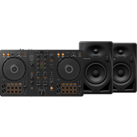 Pioneer DJ DDJ-FLX4 + Pioneer DJ DM-40D Zwart