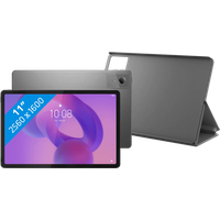 Lenovo Idea Tab 11 inch 128GB Wifi Grijs met Stylus + Book Case Grijs