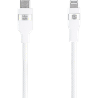 BlueBuilt Usb C naar Lightning Kabel 1,5m Nylon Wit