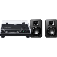 Audio Technica AT-LP120XUSB + Audio-Technica ATH-SP3X Zwart