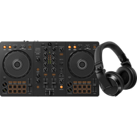 Pioneer DJ DDJ-FLX4 + Pioneer DJ HDJ-X7 Zwart