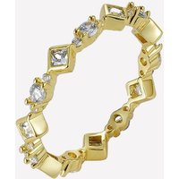 Évangeline Thin Eternity Band - 7 / Rhodium Plated