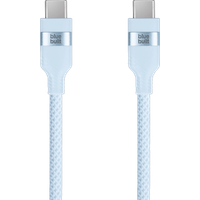BlueBuilt Usb C naar Usb C Kabel 1,5m Nylon Lichtblauw