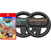 Mario Kart World + BlueBuilt Stuurtjes voor Nintendo Switch 2
