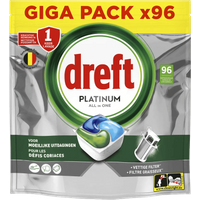 Dreft Vaatwastabletten Platinum All In One Original - 66 stuks