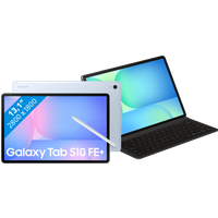Samsung Galaxy Tab S10 FE Plus 13,1 inch 128GB Wifi Lichtblauw + Toetsenbord Hoes QWERTY