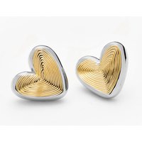 Eléa Chunky Heart Earrings - 18k Gold Plated