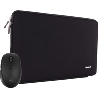 BlueBuilt Laptophoes voor Apple MacBook Air 15 inch Zwart + Tradendum Muis