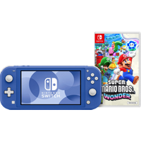Nintendo Switch Lite Blauw + Super Mario Bros. Wonder