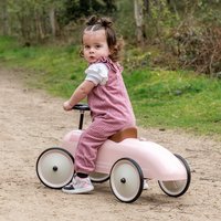 Loopauto metalen oldtimer retro pink vanaf 1 jaar - Bandits and Angels