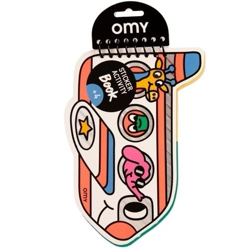 OMY Sticker Activiteitenboek - Vliegtuig