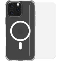 BlueBuilt Protective Back Cover met MagSafe iPhone 16 Pro Max + Screenprotector Glas