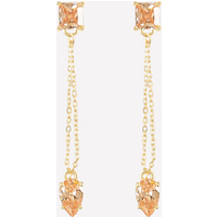 Kathryn Dangling Crystal Earrings - 18k Gold Plated