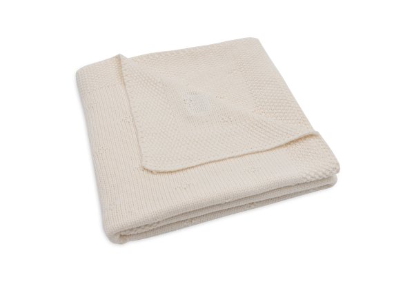 Jollein - Deken Wieg 75X100cm Cosy Knit Ivory
