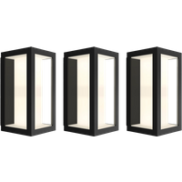 Philips Hue Impress muurlamp White and Color zwart smal 3-pack