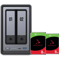 UGREEN NASync DXP2800 + Seagate Ironwolf 8TB Duo Pack