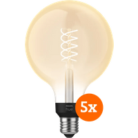 Philips Hue Filamentlamp White Globe XL E27 - 2023 - 5-pack