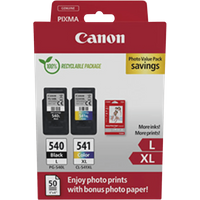 Canon PG540L x2/CL541 XL Cartridges Combo Pack