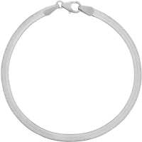 Marena Sterling Silver Herringbone Bracelet