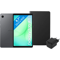 Samsung Galaxy Tab A11 8,7 inch 128GB Wifi + 4G Grijs + Basis Accessoirepakket