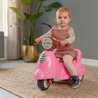 Loopauto vanaf 1 jaar Scooter Retro Roze - Bandits & Angels
