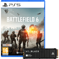 Battlefield 6 PS5 + WD Black SN850P 4TB Heatsink NVMe SSD