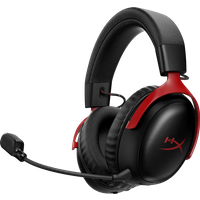 HyperX Cloud III S Wireless Rood/Zwart