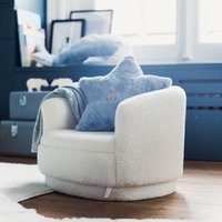 Kinderstoel Bouclé - wit
