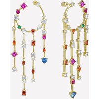 Noemie Open Hoop Earrings - 18k Gold Plated